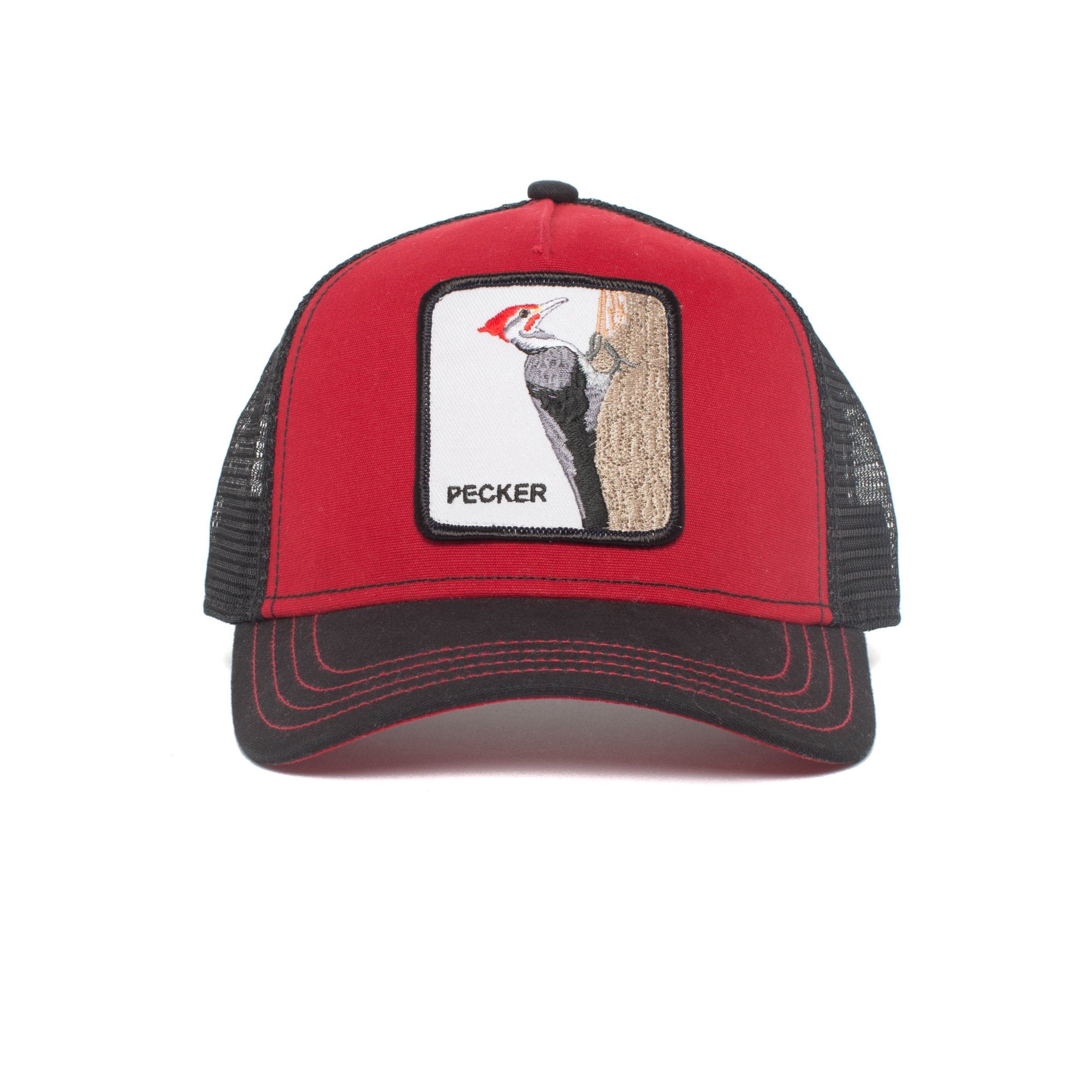 Goorin Bros. woody wood baseball cap Red front view