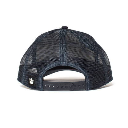 Goorin Bros. wolf baseball cap Navy back view