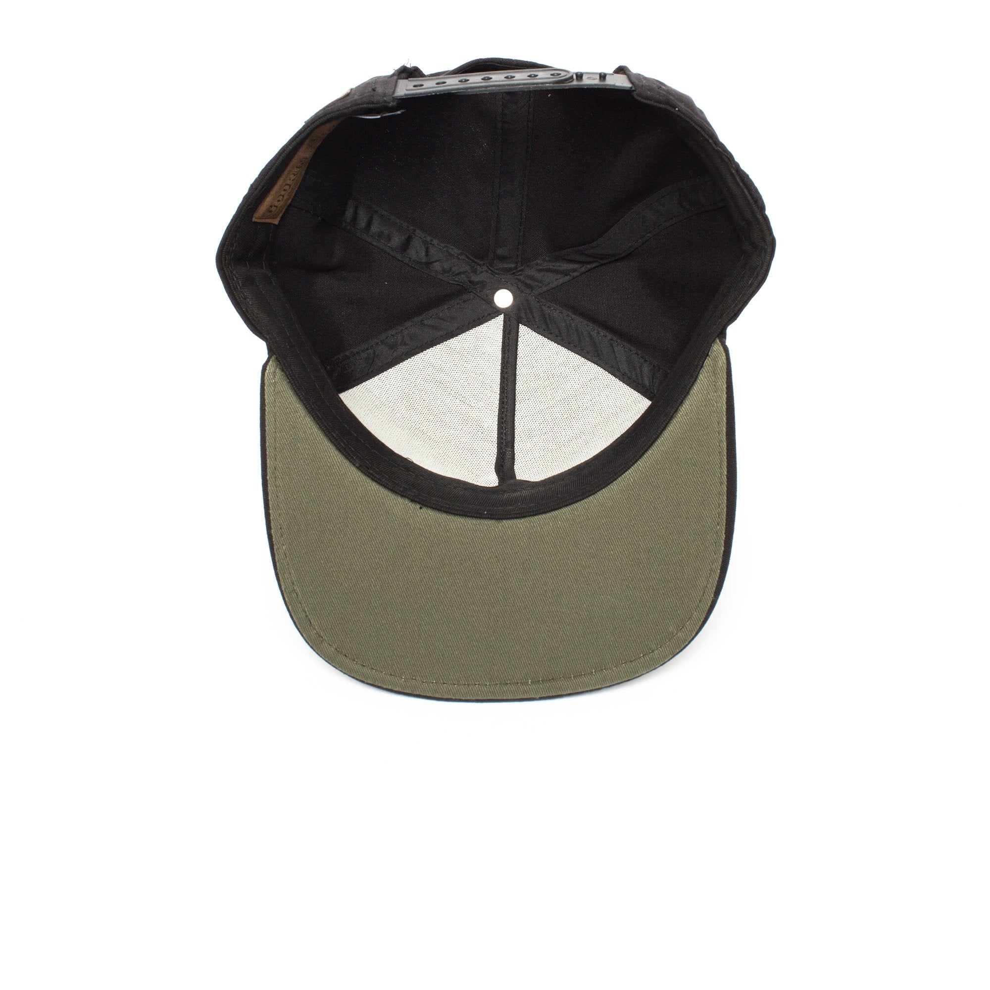 Goorin Bros. seattle cotton flat brim baseball cap Black under view
