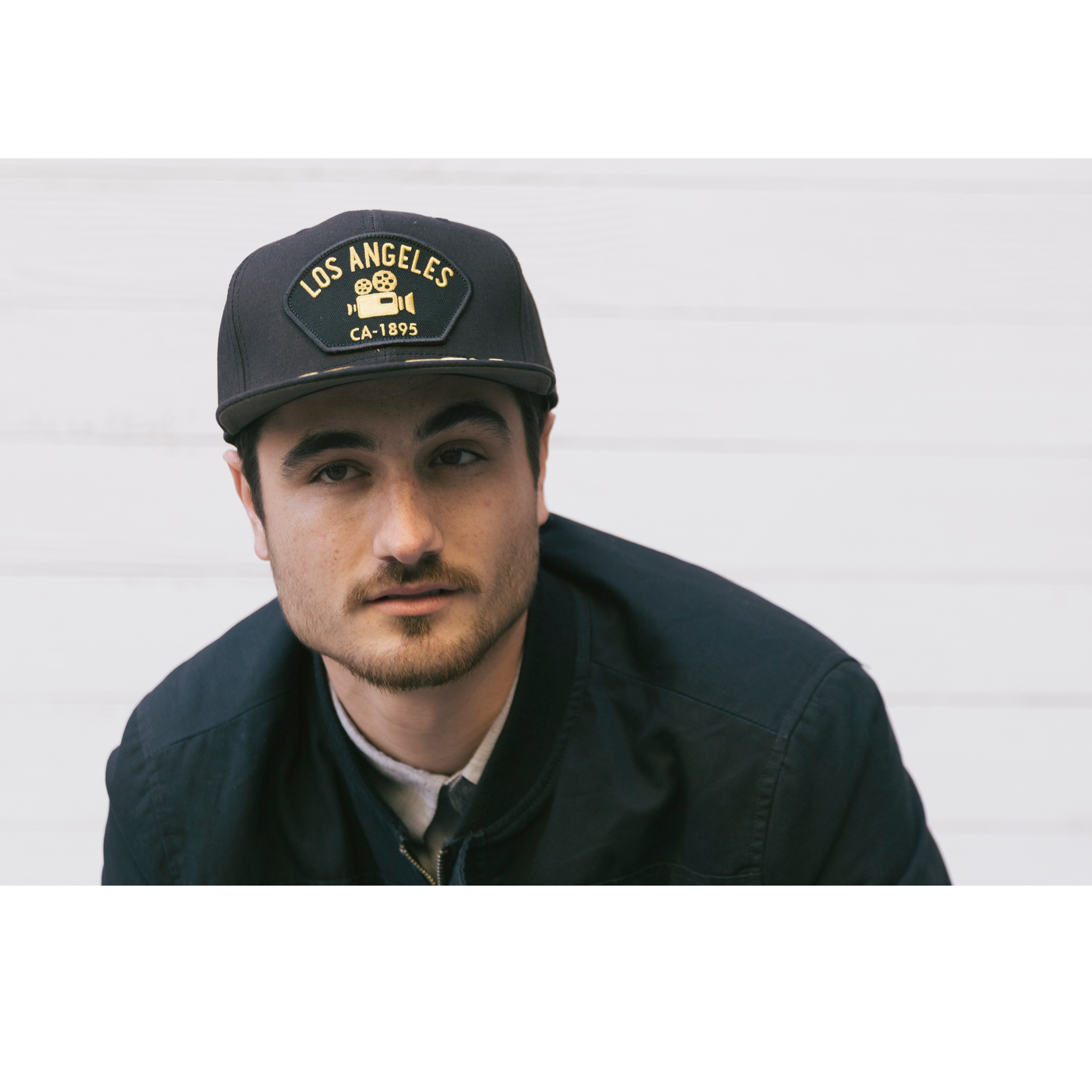 Goorin Bros. los angeles cotton flat brim baseball cap Black  mens styling