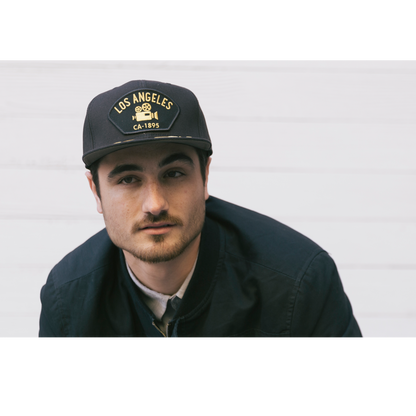Goorin Bros. los angeles cotton flat brim baseball cap Black  mens styling