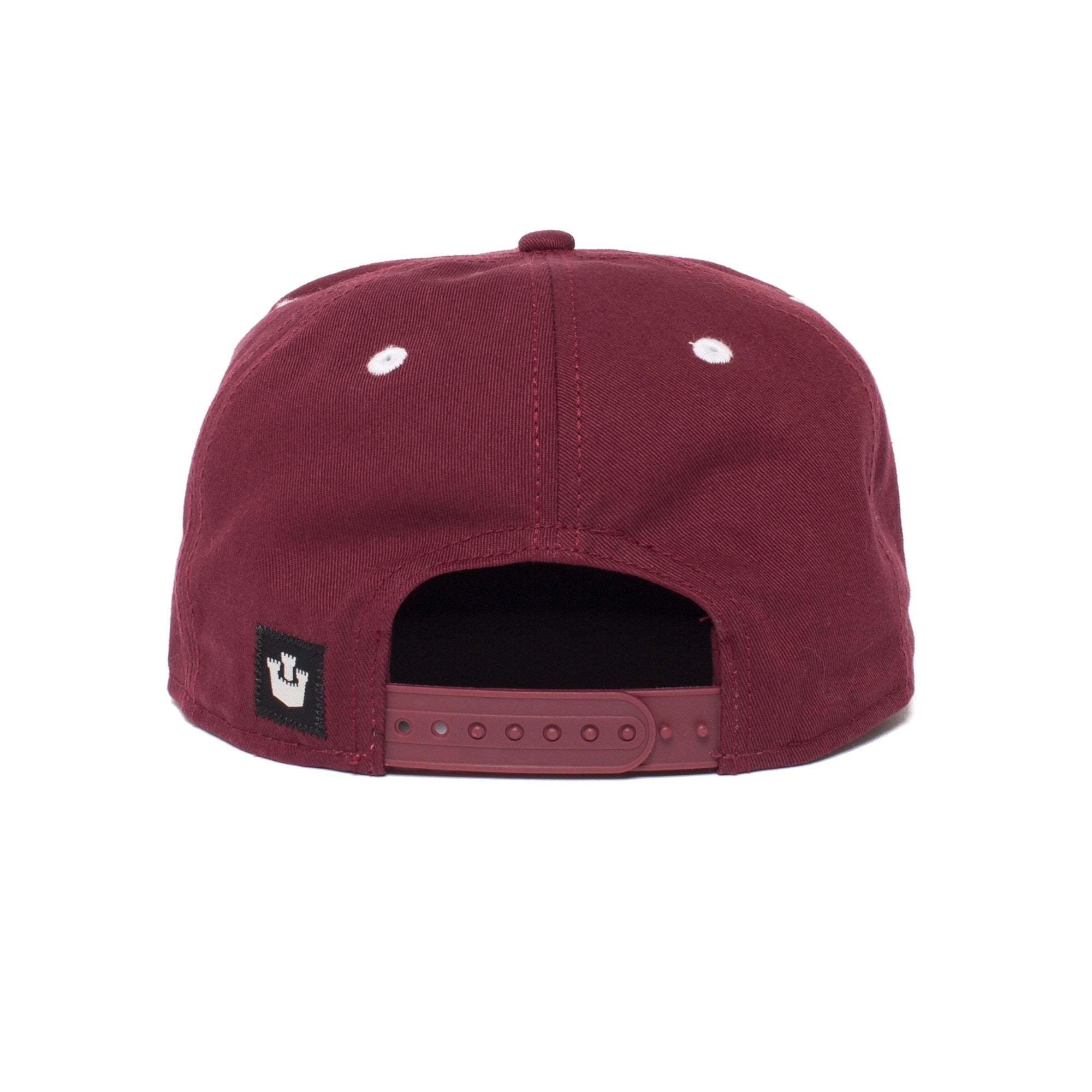 Goorin Bros. pride cotton baseball cap Maroon back view