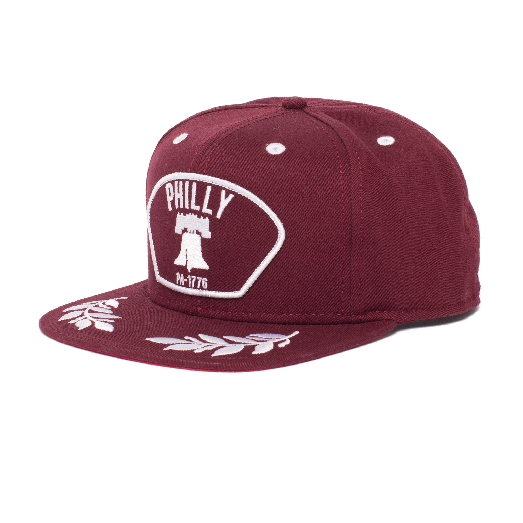 Goorin Bros. pride cotton baseball cap Maroon left side view