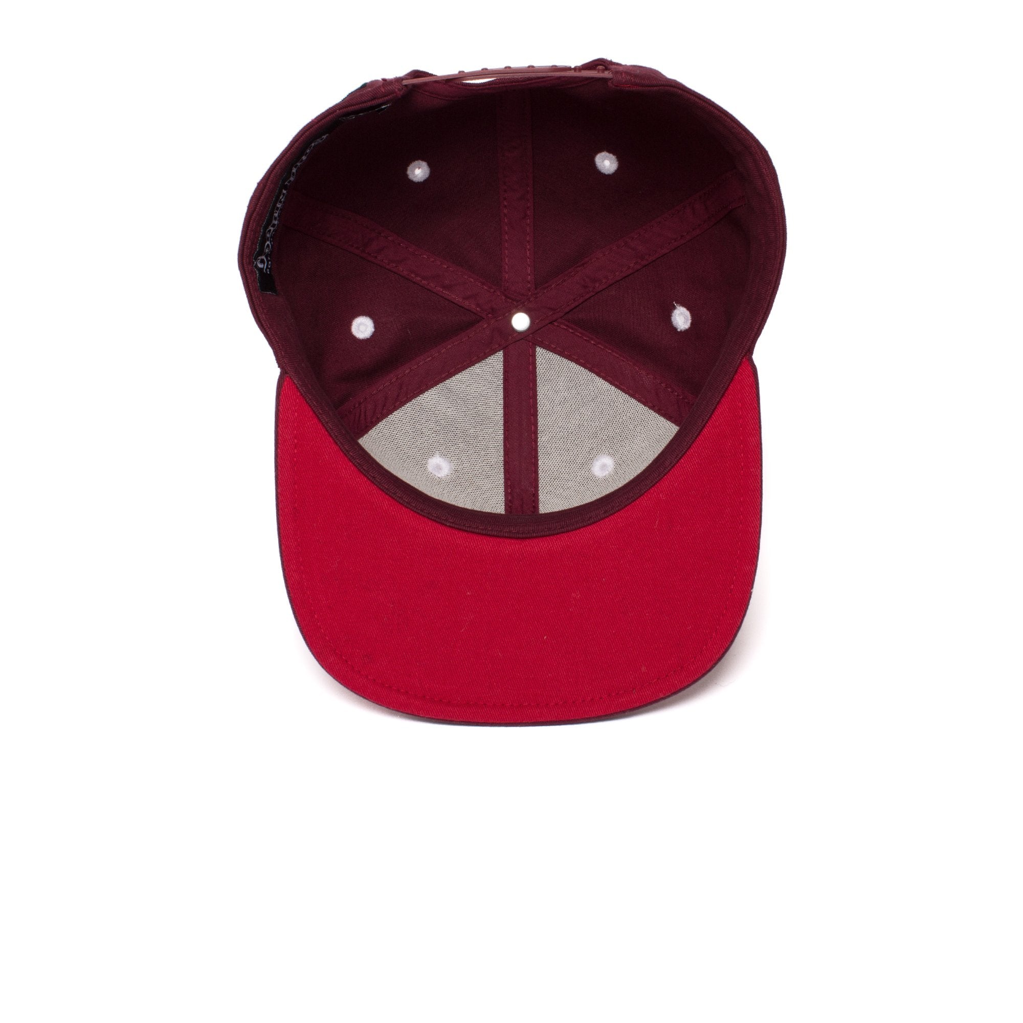 Goorin Bros. pride cotton baseball cap Maroon under view