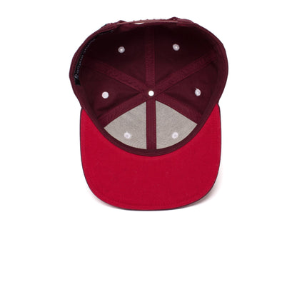 Goorin Bros. pride cotton baseball cap Maroon under view