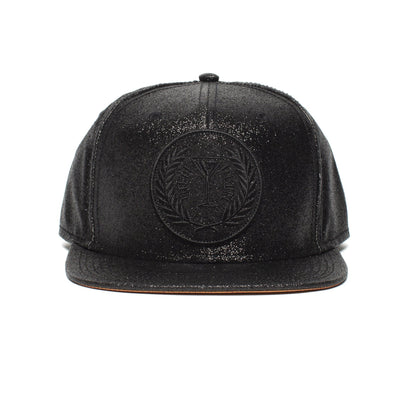 Goorin Bros. honolulu nights pu flat brim baseball cap Black front view