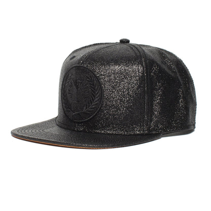Goorin Bros. honolulu nights pu flat brim baseball cap Black left side view