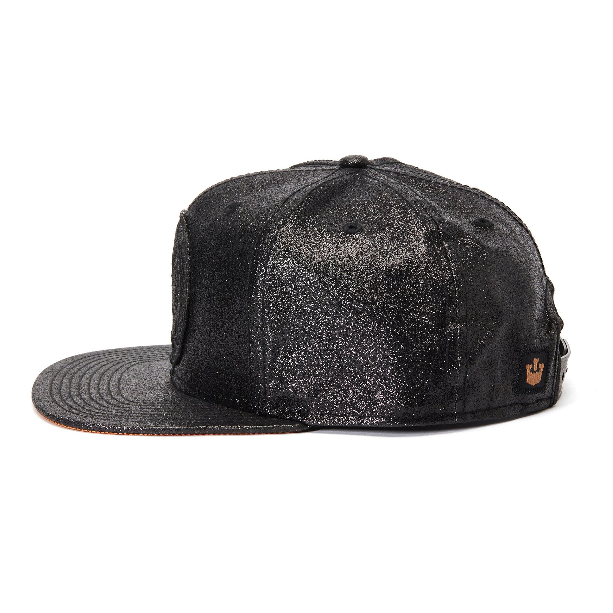 Goorin Bros. honolulu nights pu flat brim baseball cap Black side view