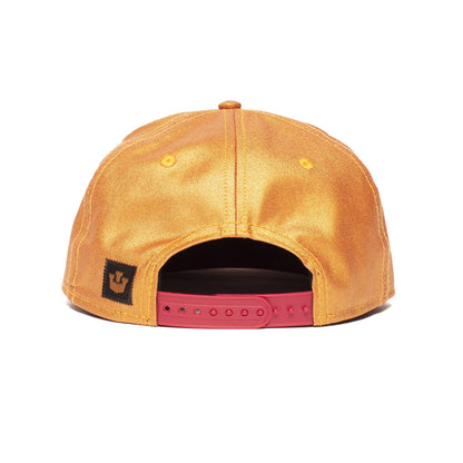 Goorin Bros. candlestick cotton 6 panel baseball cap Gold back view