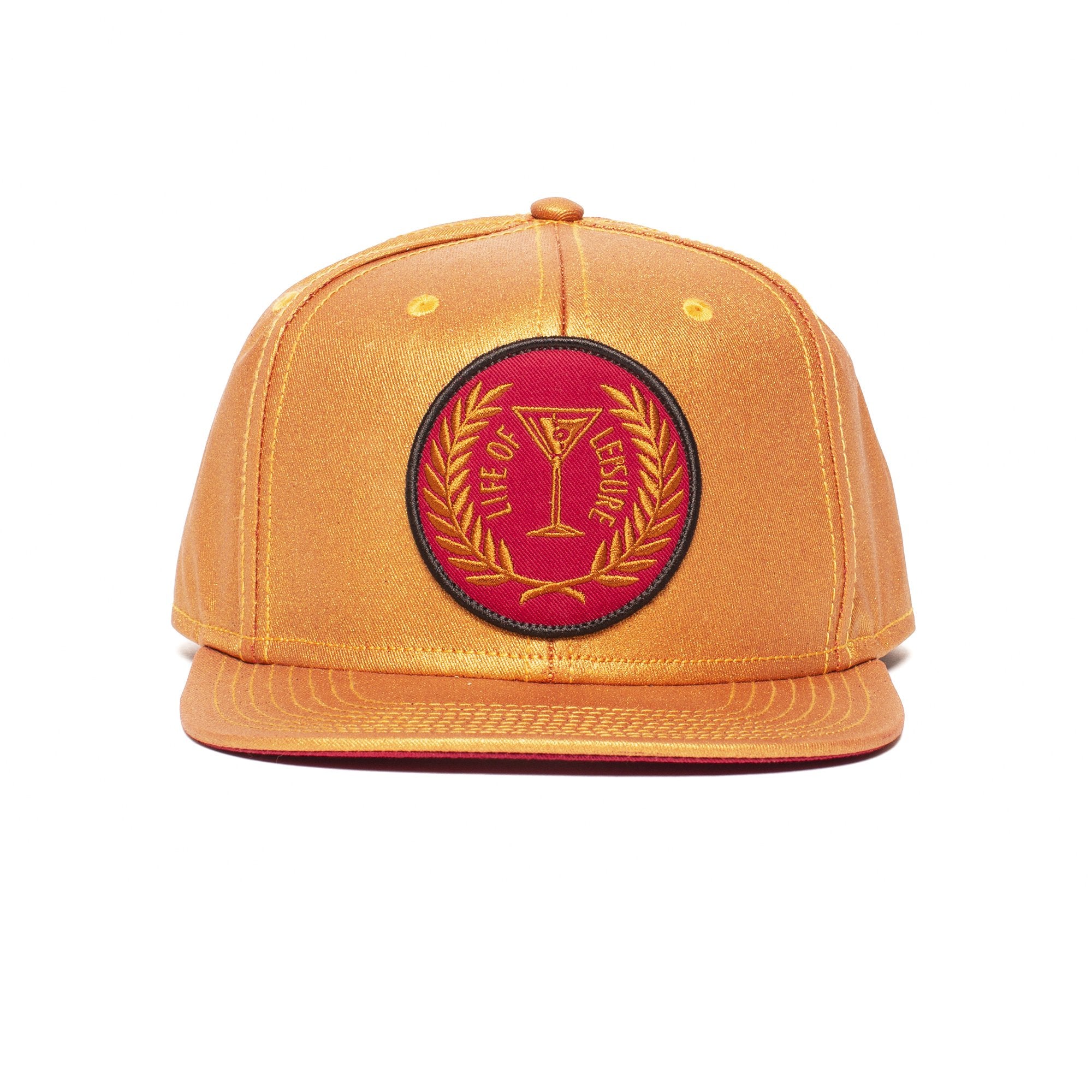 Goorin Bros. candlestick cotton 6 panel baseball cap Gold front view