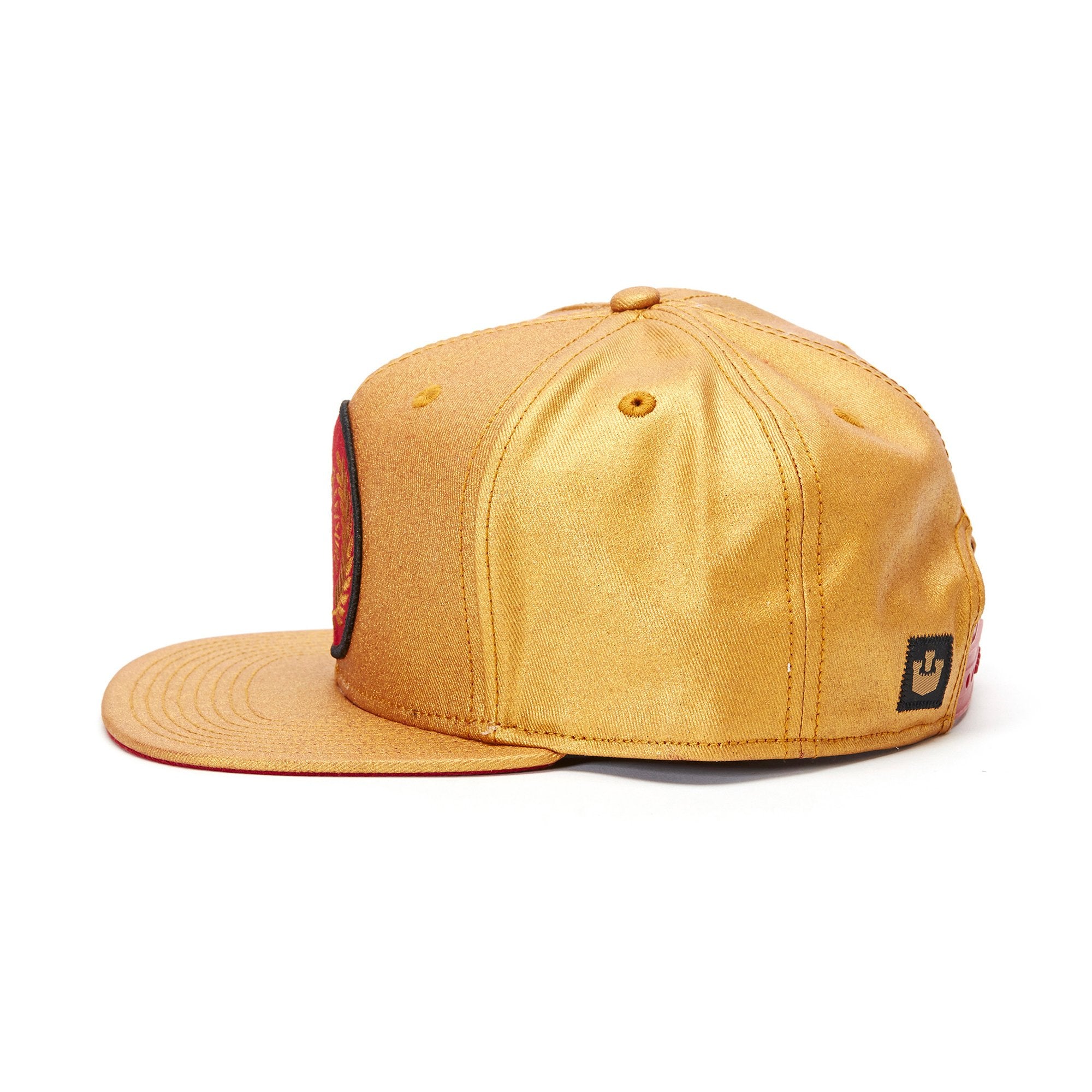 Goorin Bros. candlestick cotton 6 panel baseball cap Gold side view