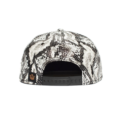 Goorin Bros. 6th and market pu flat brim baseball cap Black back view