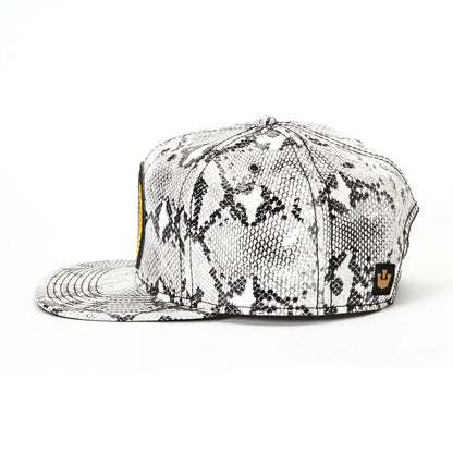 Goorin Bros. 6th and market pu flat brim baseball cap Black side view