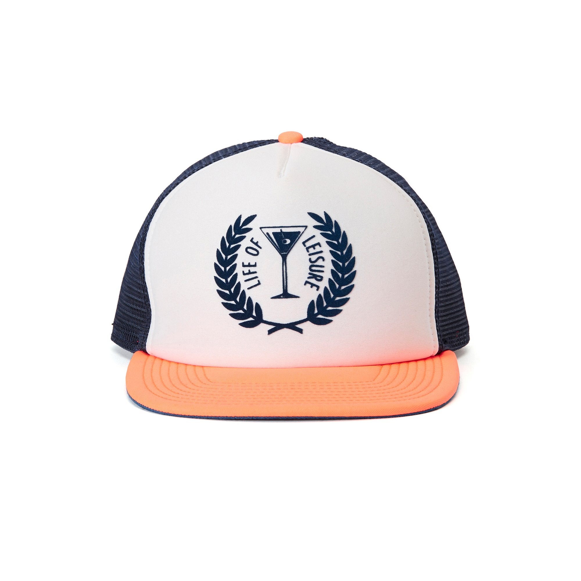 Goorin Bros. totally radical trucker baseball cap Peach front view