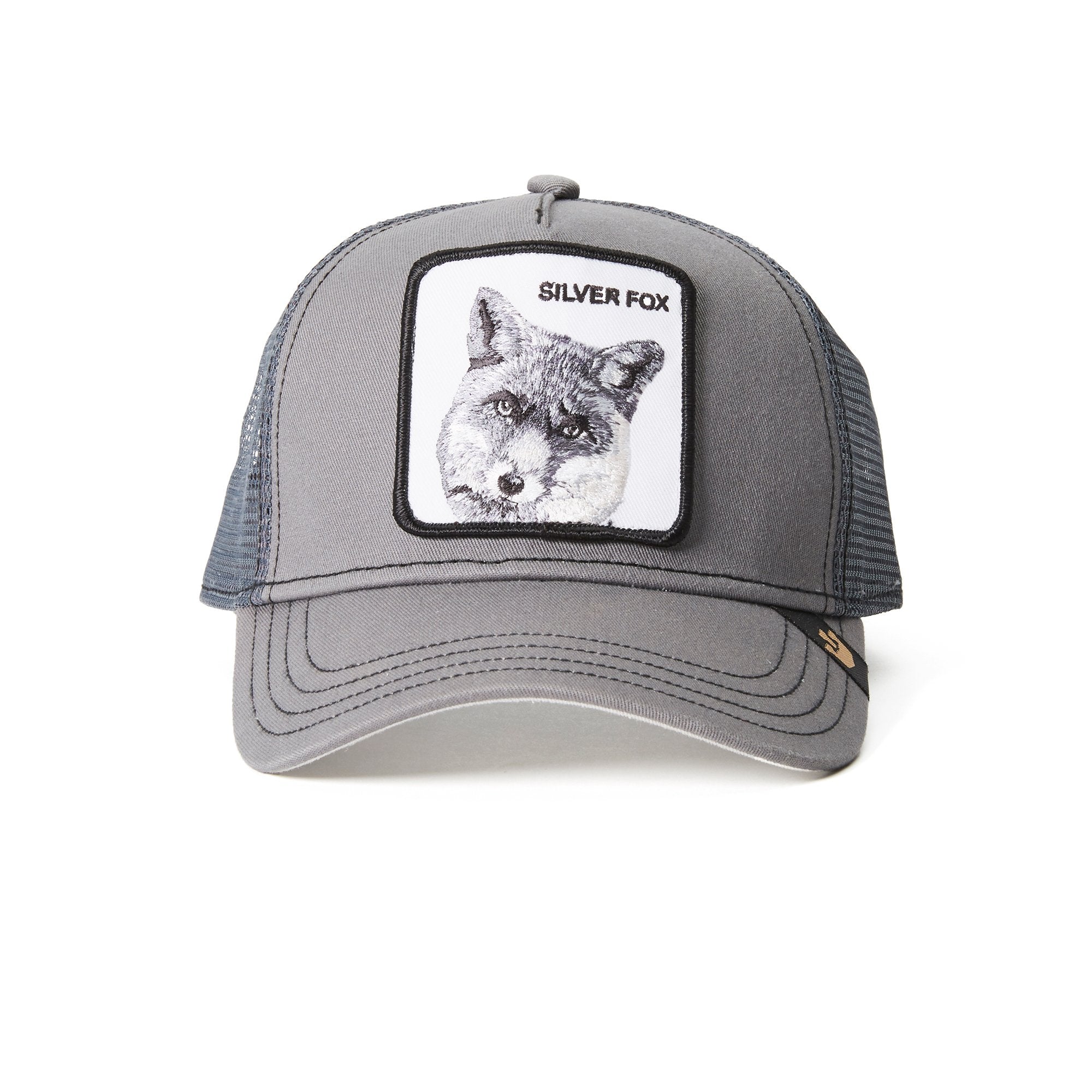Goorin Bros. silver fox baseball cap Grey front view