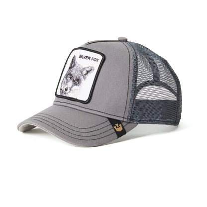 Goorin Bros. silver fox baseball cap Grey left side view