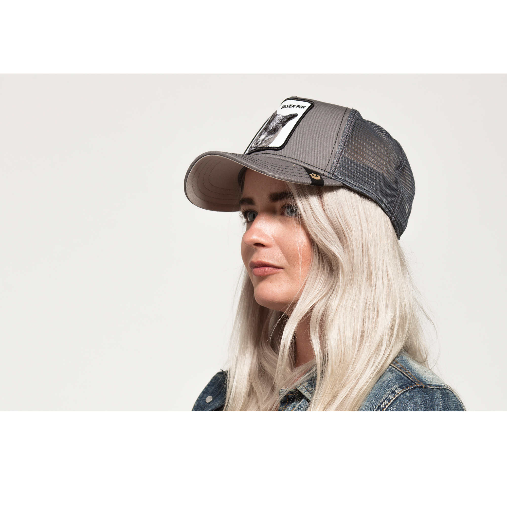 Goorin Bros. silver fox baseball cap Grey  womens styling