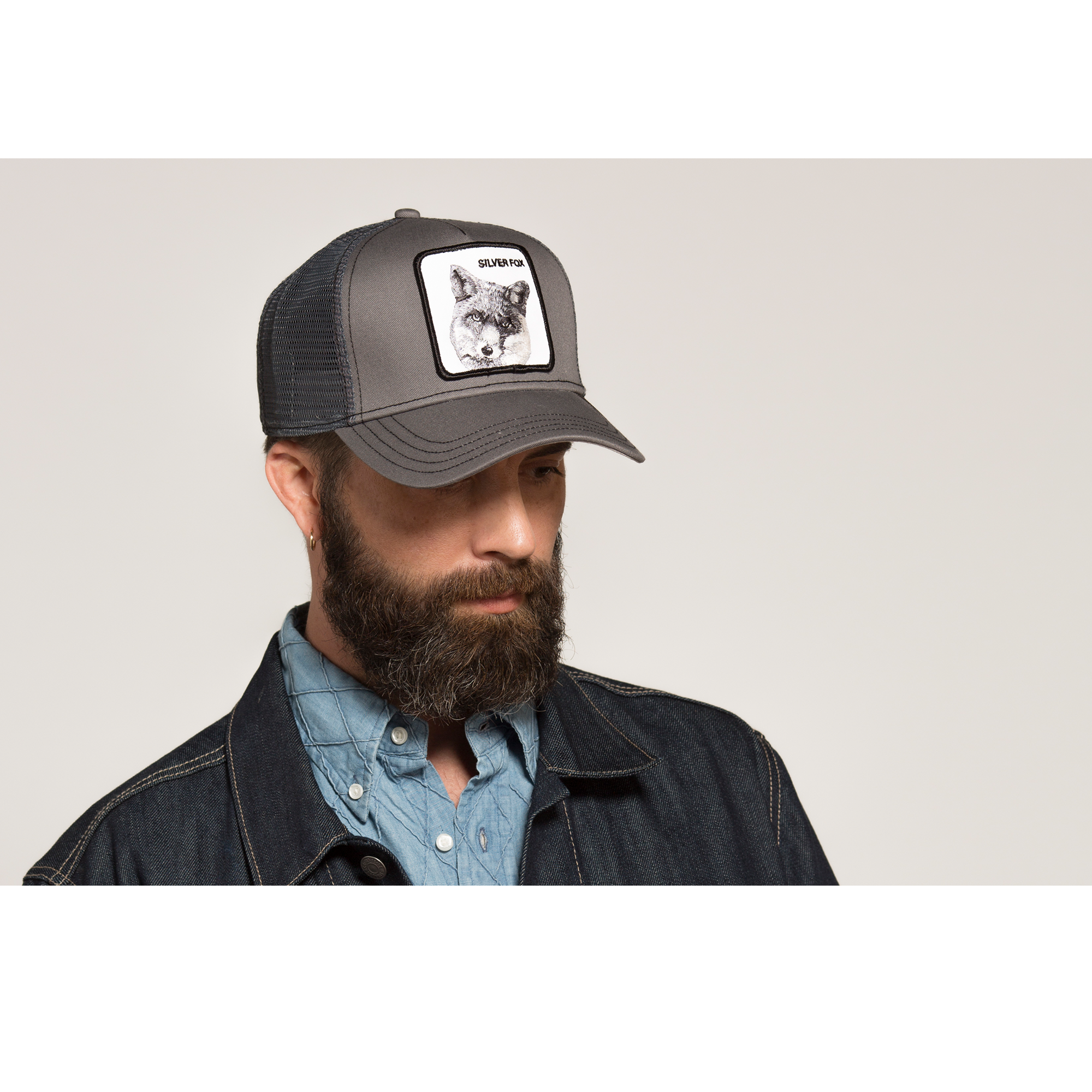 Goorin Bros. Silver Fox Grey baseball mens styling