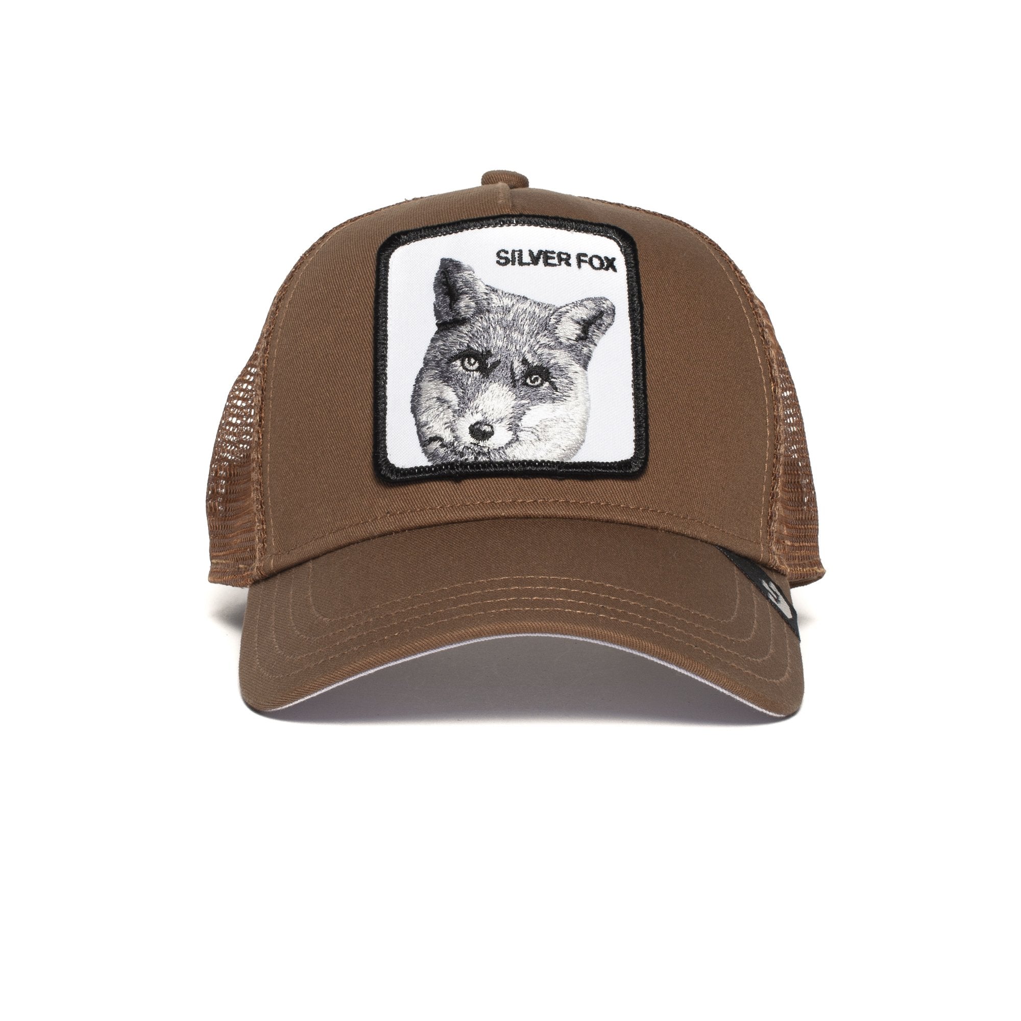 Goorin Bros. silver fox baseball cap Whiskey front view