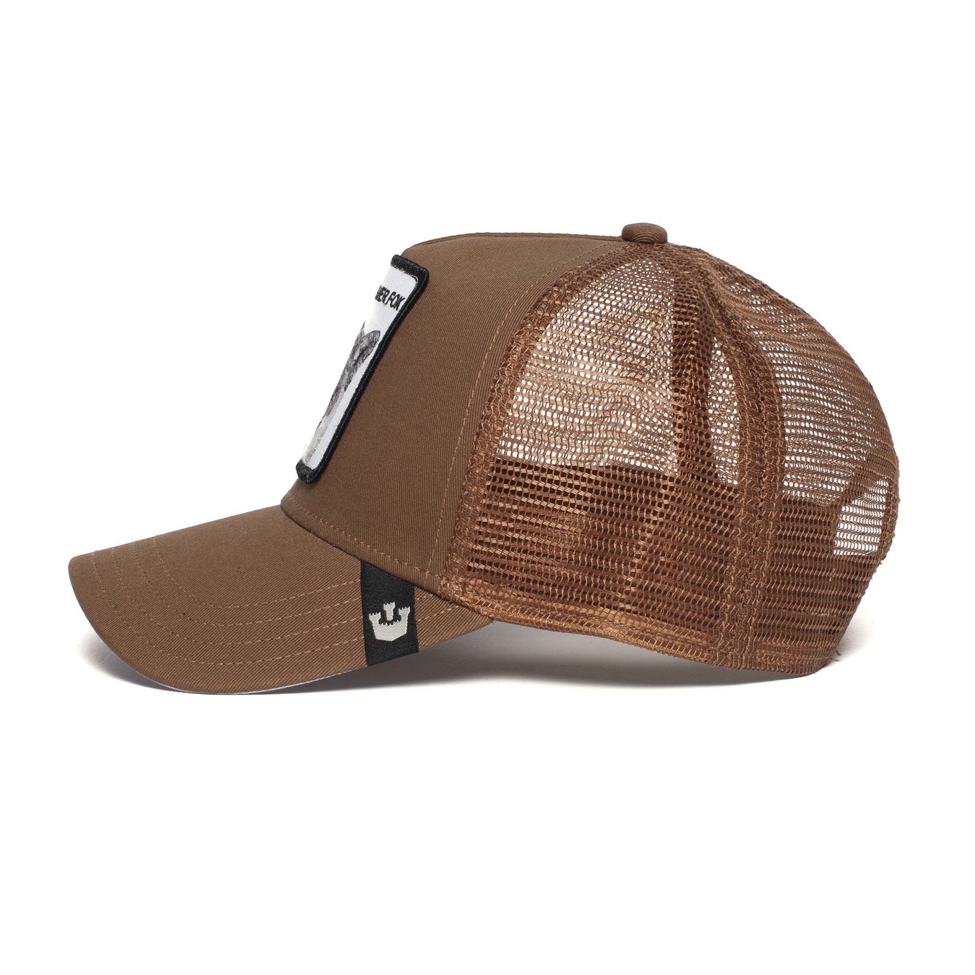 Goorin Bros. silver fox baseball cap Whiskey side view