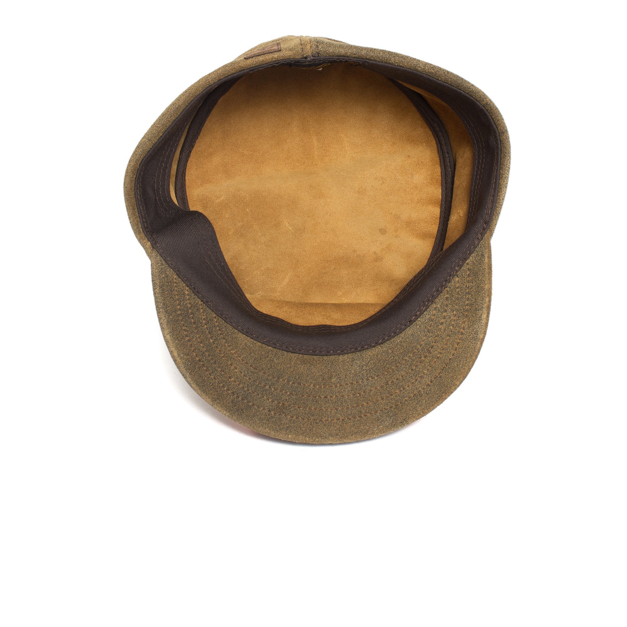 Goorin Bros. ten hut leather cadet cap Brown under view