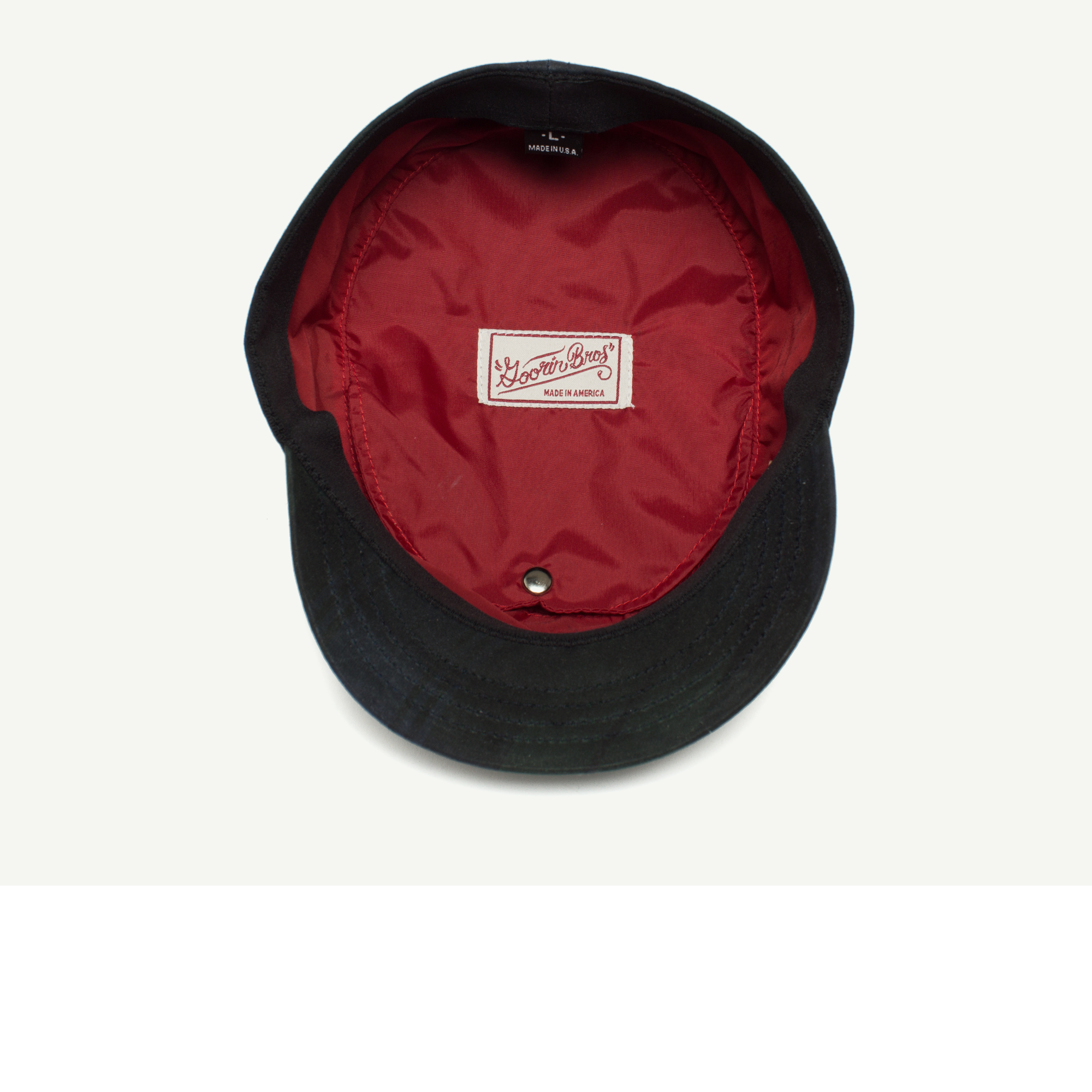 Goorin Bros. lakeside wool blend camp cap cap Black under view
