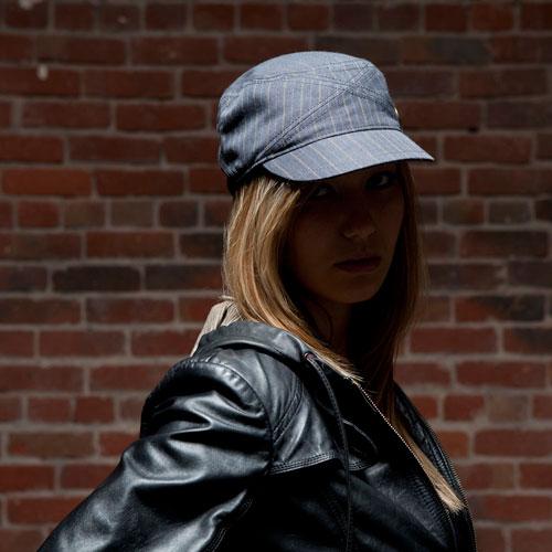 Goorin Bros. peace maker cadet cap Navy  womens styling