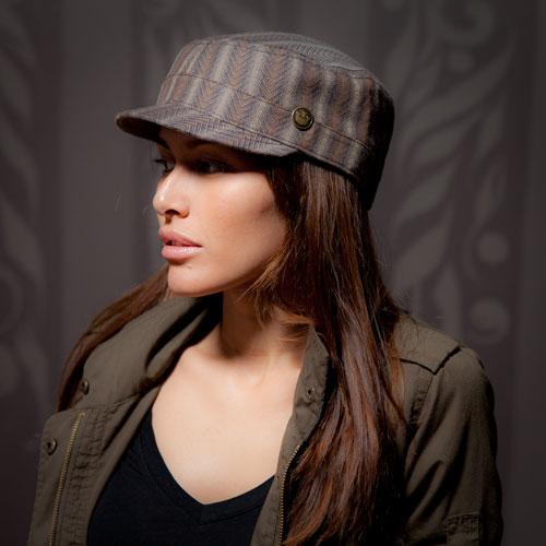 Goorin Bros. awola notched brim cadet cap Brown  womens styling