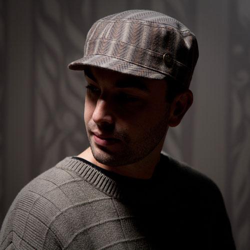 Goorin Bros. awola notched brim cadet cap Brown  mens styling