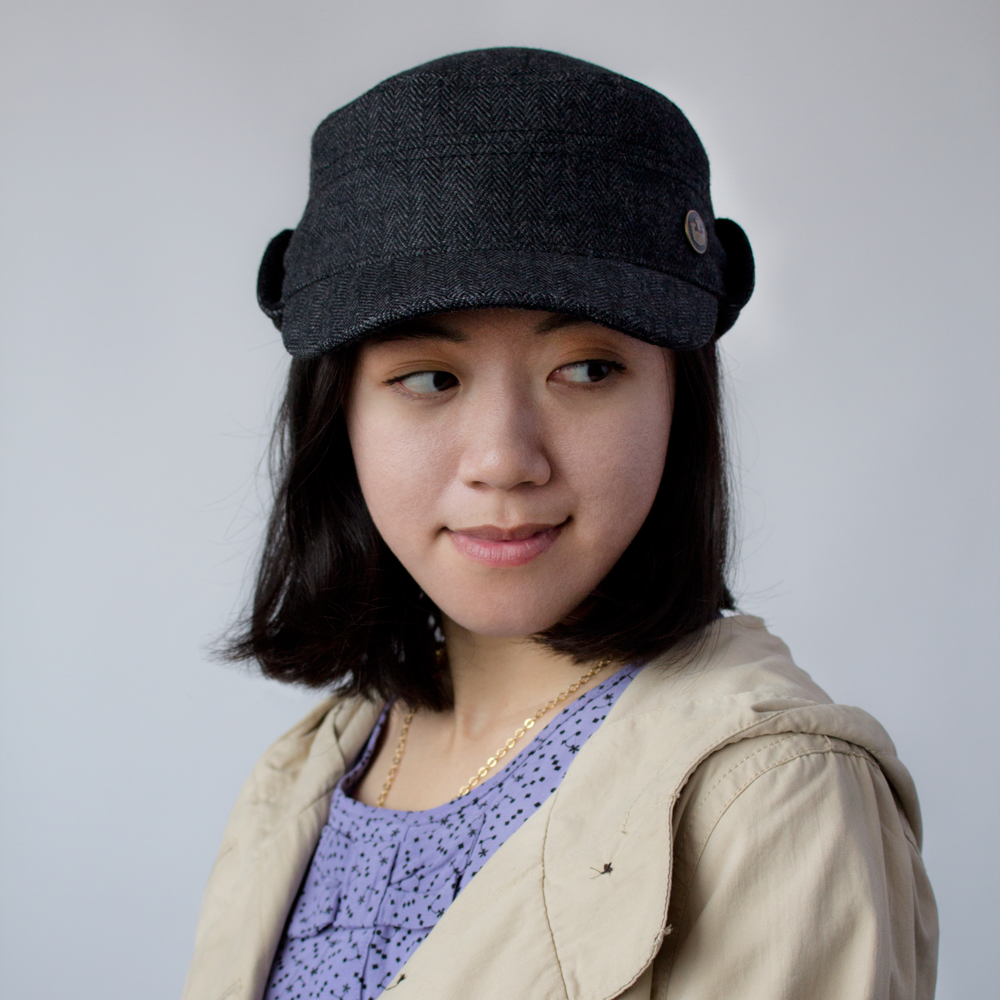 Goorin Bros. moose run wool blend cadet cap Black  womens styling