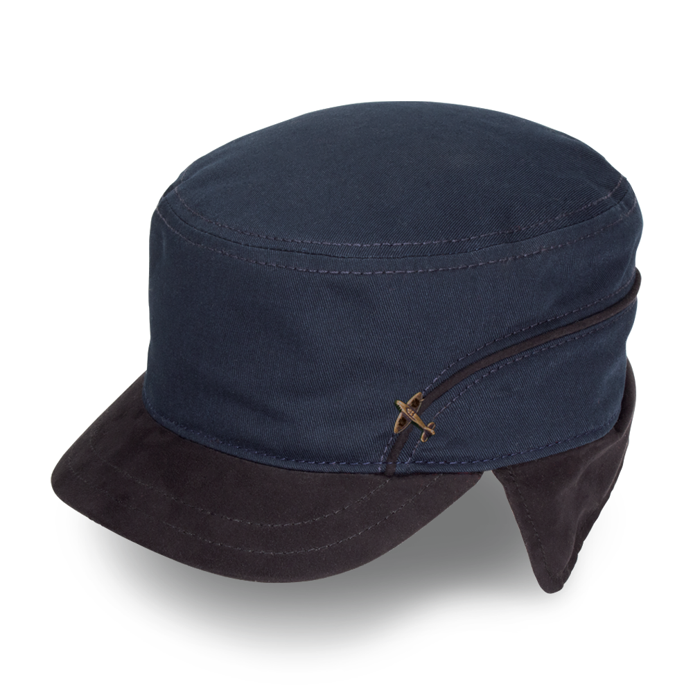Goorin Bros. Hawker Navy baseball left side view