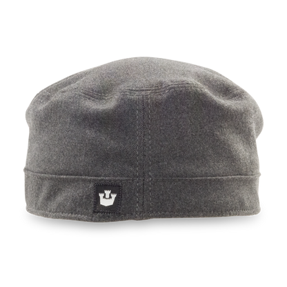 Goorin Bros. black bear peak military cadet cap Charcoal back view
