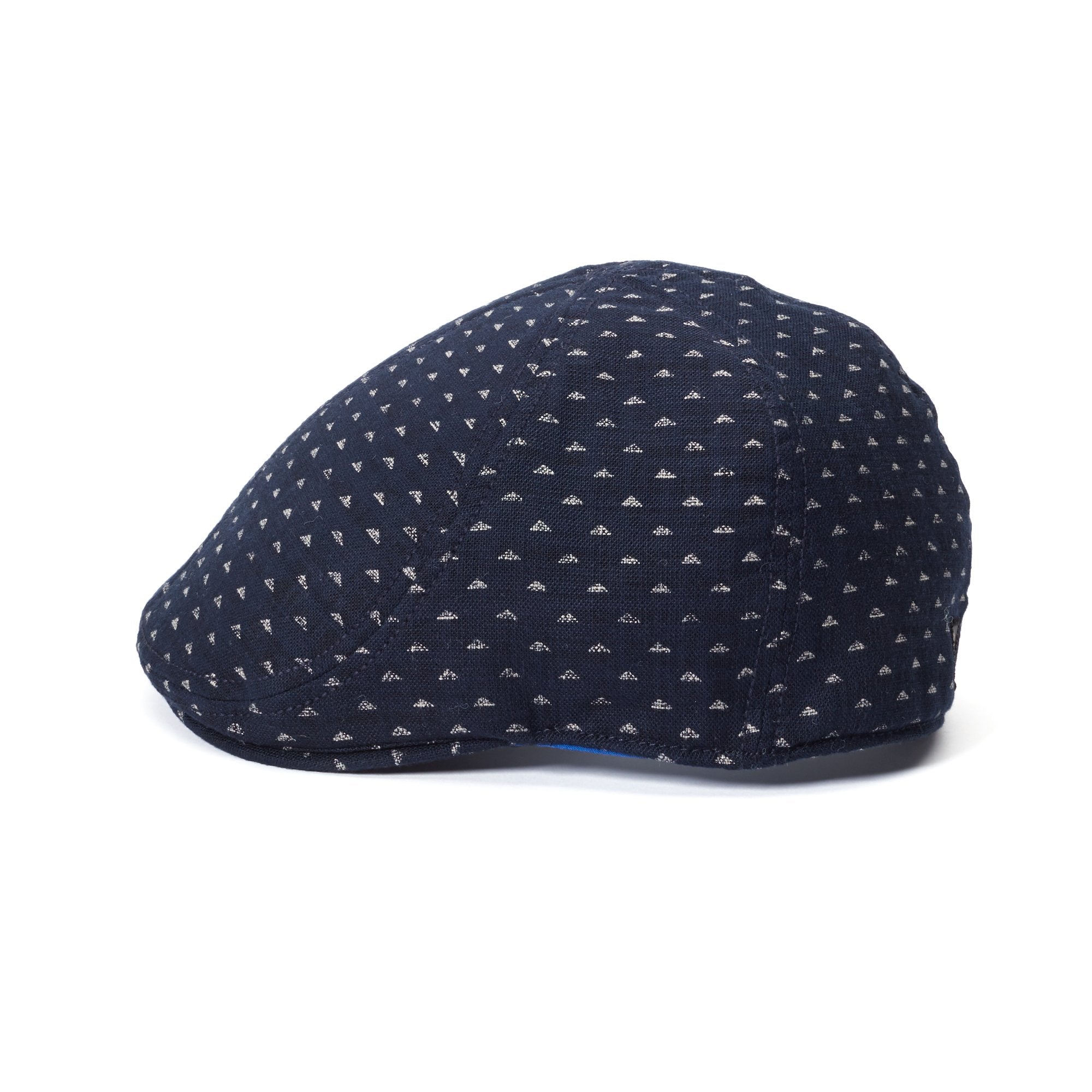 Goorin Bros. starships cotton halo ivy flatcap Indigo side view