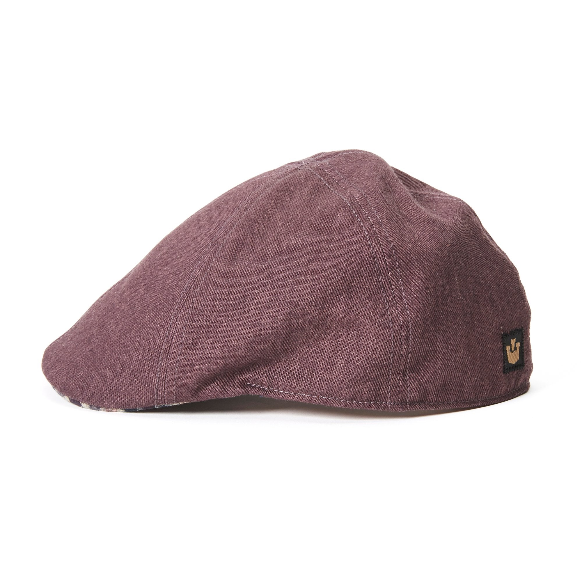 Goorin Bros. north ave beach cotton duckbill flatcap Purple side view