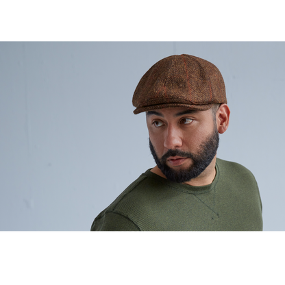Goorin Bros. tradition wool blend ivy flatcap Brown  mens styling