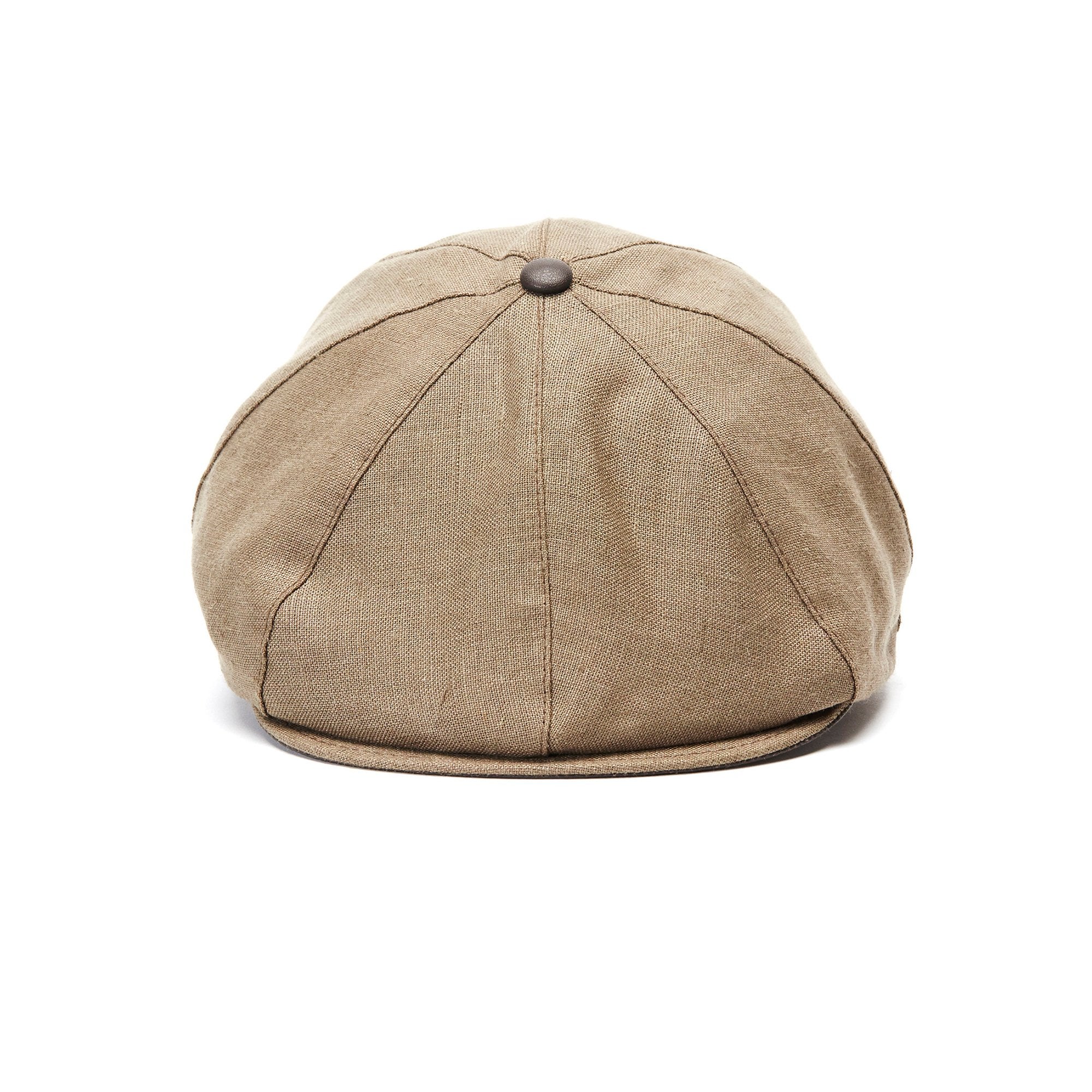 Goorin Bros. mr cohen linen gatsby flatcap Khaki front view