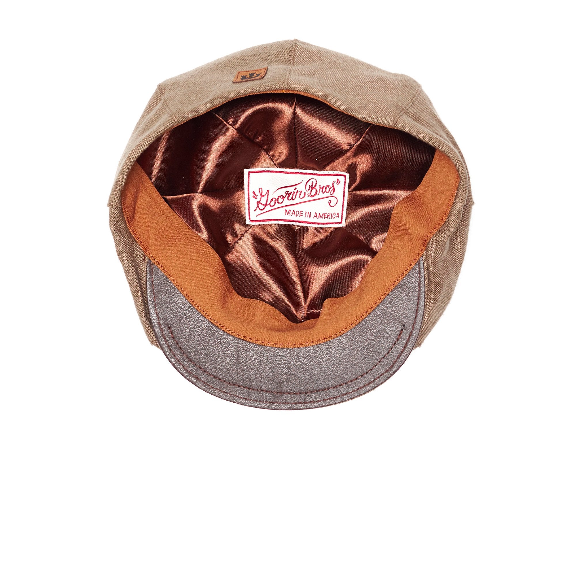 Goorin Bros. mr cohen linen gatsby flatcap Khaki under view