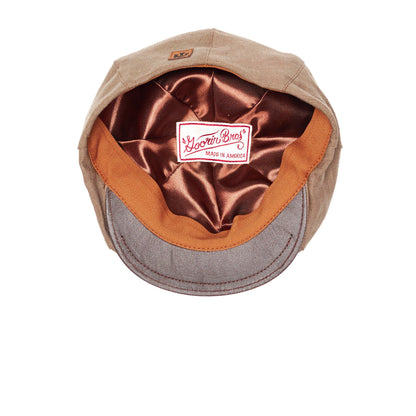 Goorin Bros. mr cohen linen gatsby flatcap Khaki under view