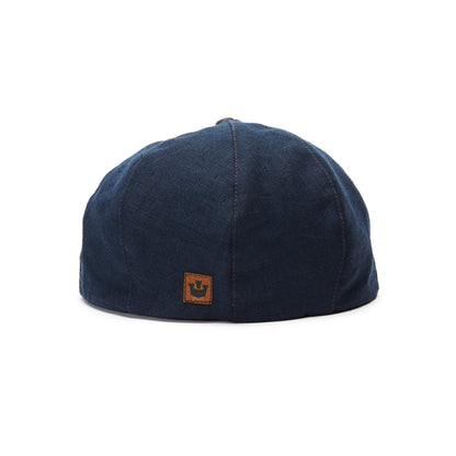 Goorin Bros. mr cohen linen gatsby flatcap Navy back view