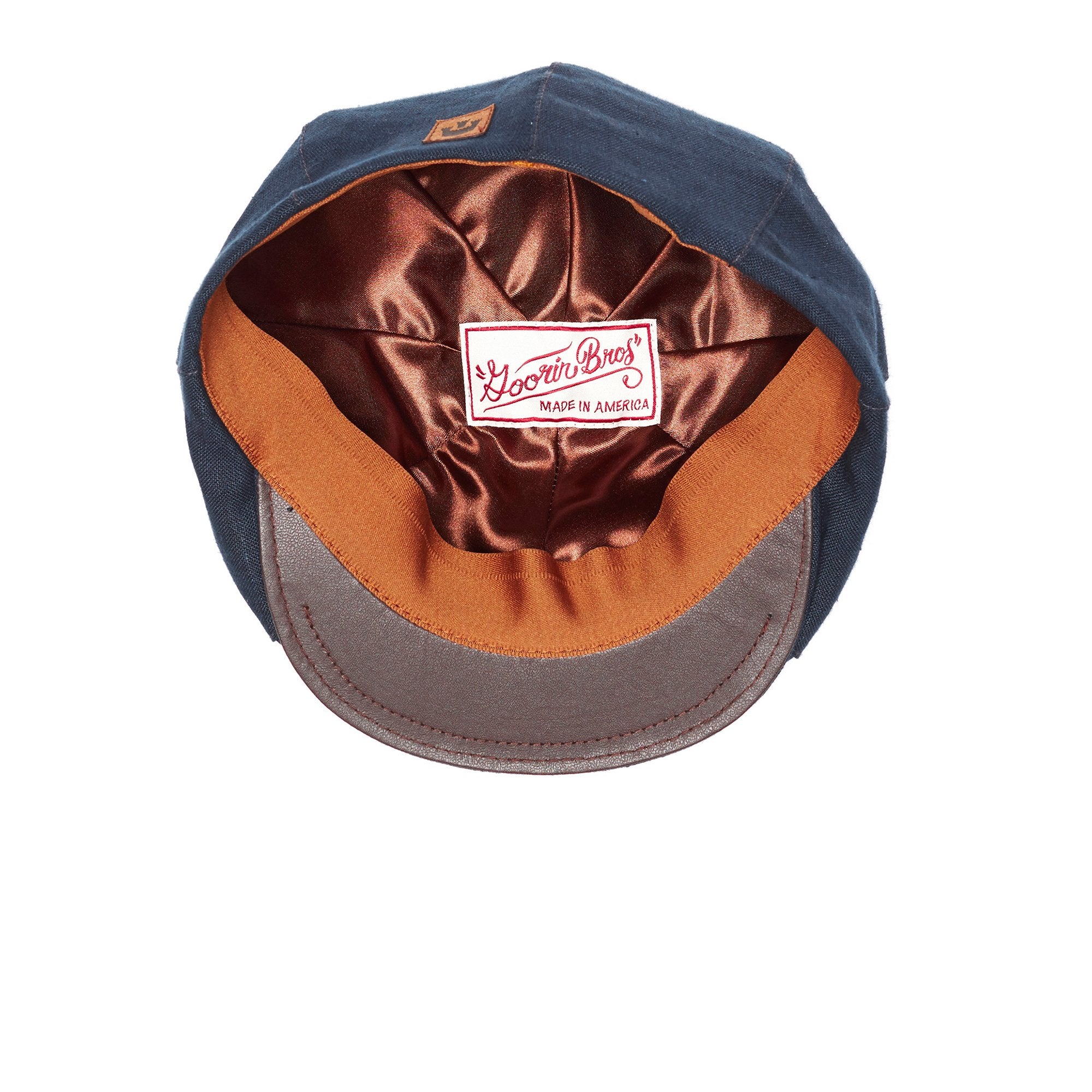 Goorin Bros. mr cohen linen gatsby flatcap Navy under view
