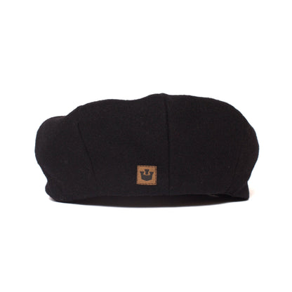 Goorin Bros. mr hammer wool blend gatsby flatcap Black back view