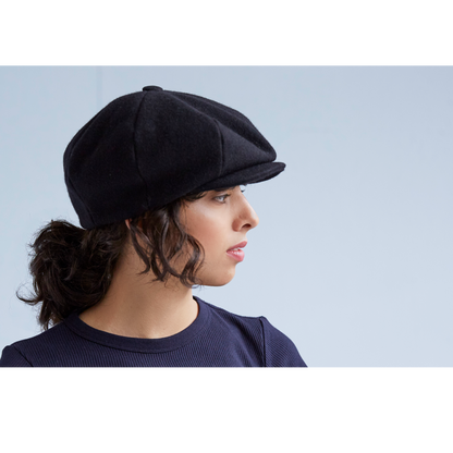 Goorin Bros. Mr. Hammer Black Gatsby womens styling