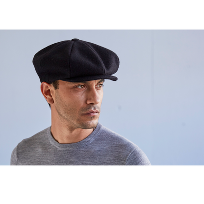 Goorin Bros. mr hammer wool blend gatsby flatcap Black  mens styling