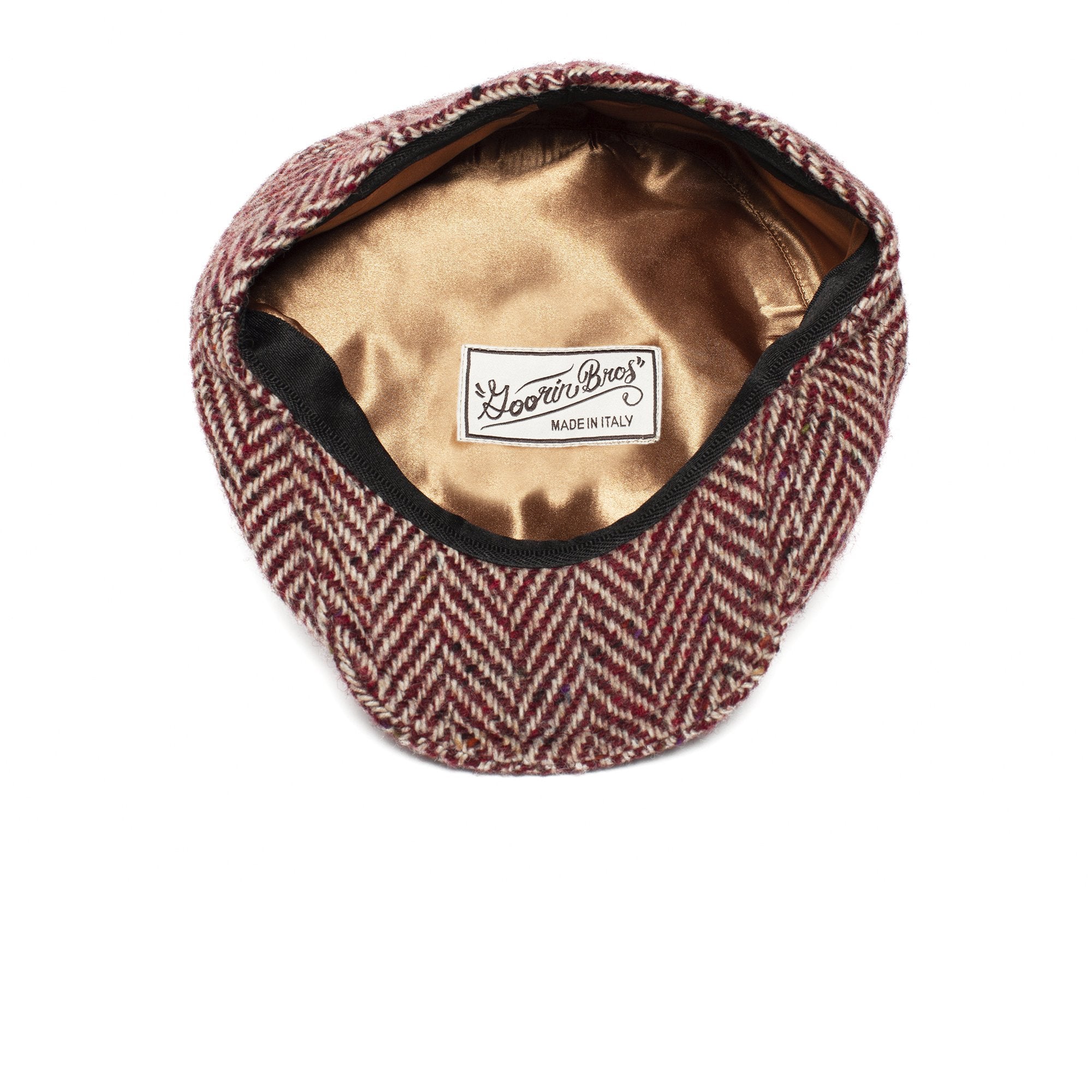 Goorin Bros. filberto wool blend ivy flatcap Red under view