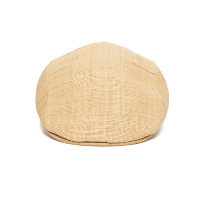 Goorin Bros. festival straw low profile ivy flatcap Natural front view