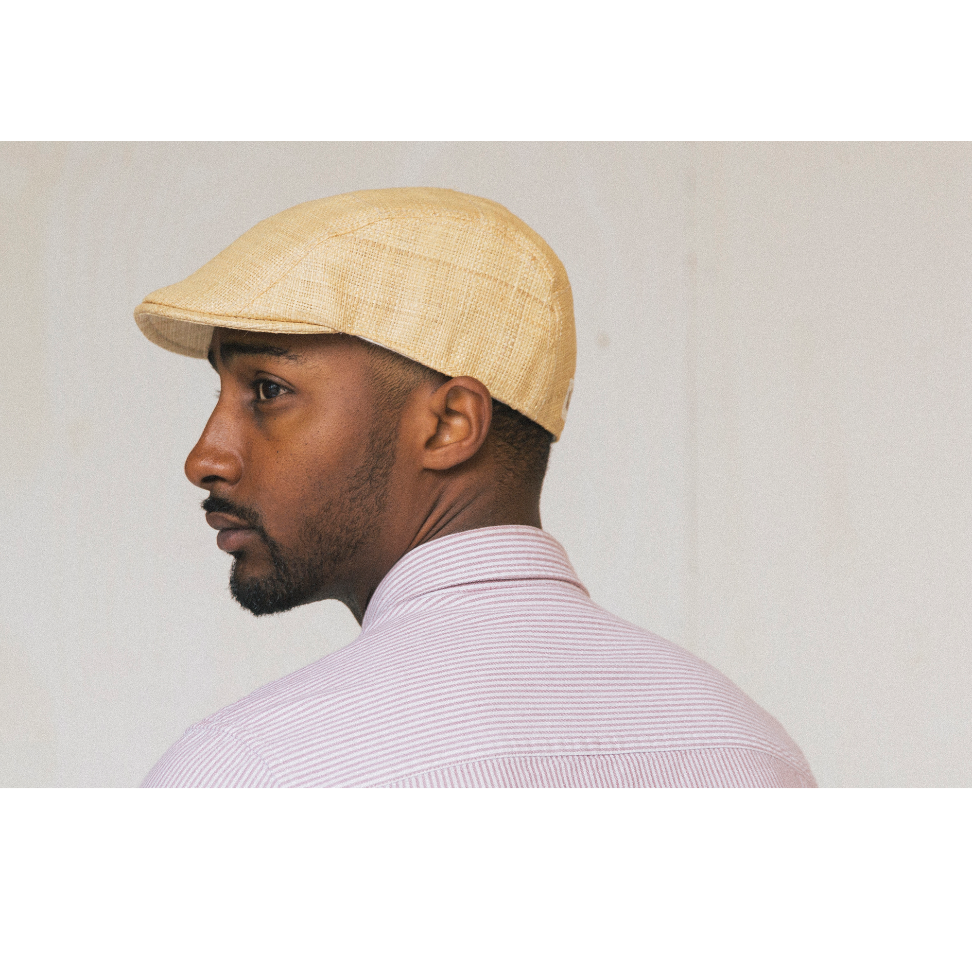 Goorin Bros. festival straw low profile ivy flatcap Natural  mens styling