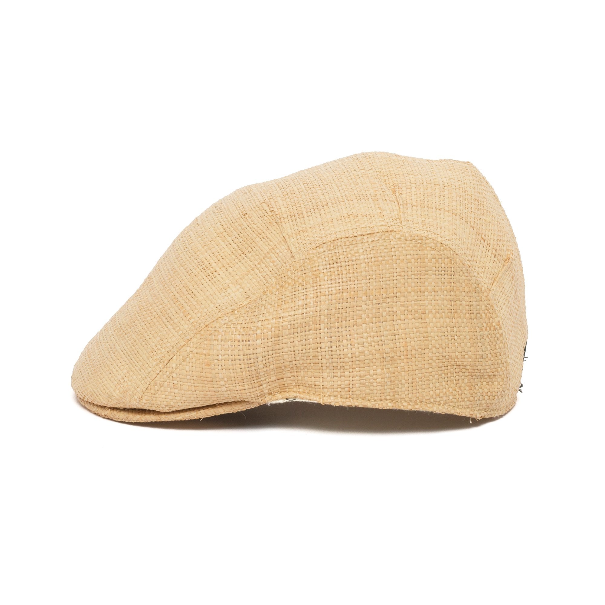 Goorin Bros. festival straw low profile ivy flatcap Natural side view