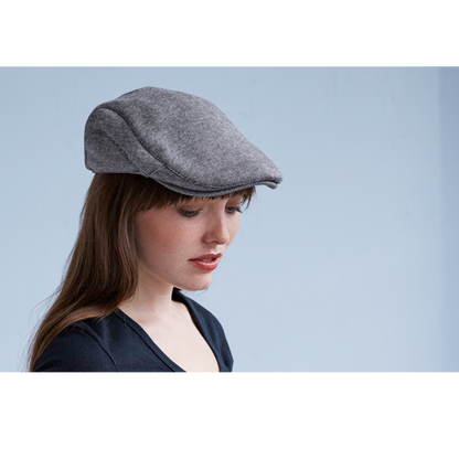 Goorin Bros. leftare peter polyester low profile ivy with ear flaps flatcap Black  womens styling