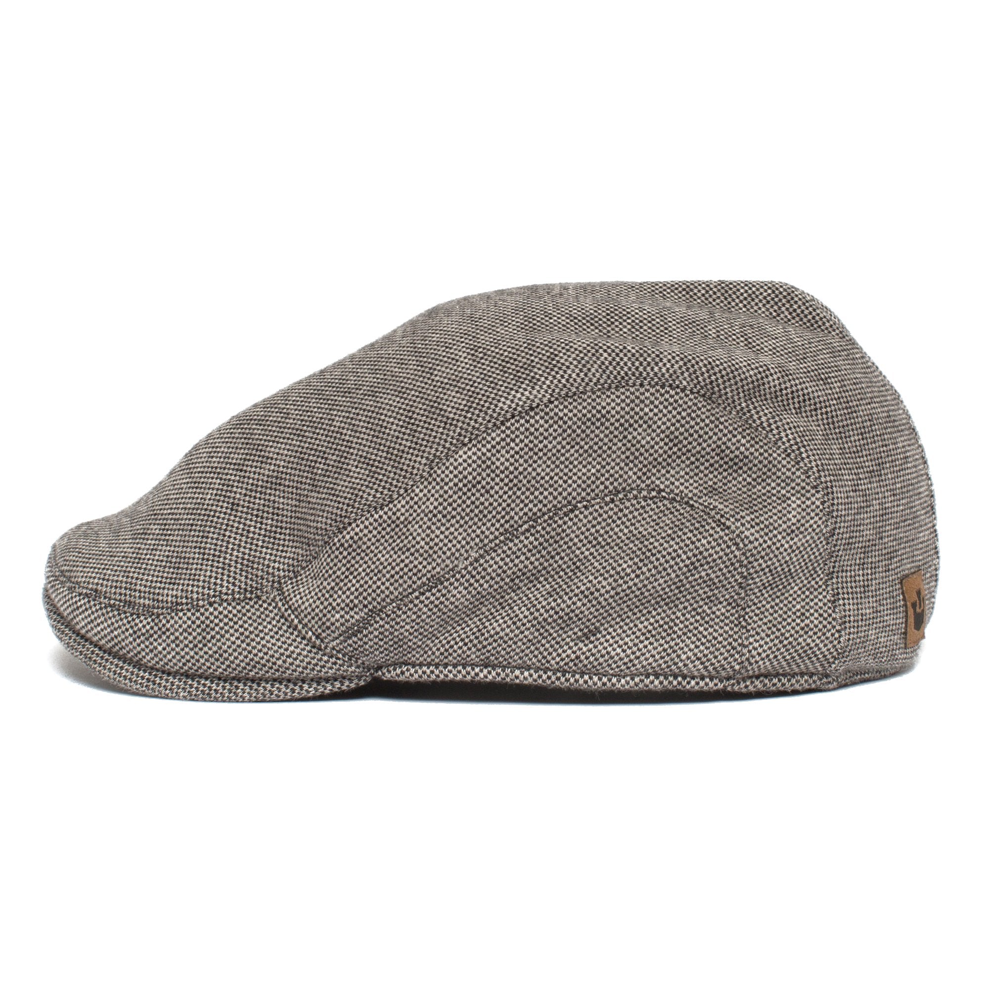 Goorin Bros. leftare peter polyester low profile ivy with ear flaps flatcap Black side view