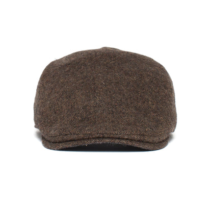 Goorin Bros. liam locke wool blend low profile ivy flatcap Brown front view